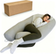 U‑Shaped Cooling Pregnancy Body Pillow, CloudSupport Fill & Washable