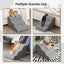 Pet Stairs for Small Dogs and Cats, Comfortable Curved Design with Waterproof Cover, High-Density Foam Steps for Beds or Sofas, Durable and Lightweight, 3-Layer, 21.7x15.7x13.8 Inches Grey|B0DXVZPGXW