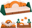 A-018,Jungle Theme 18PCS Modular Convertible Kids Play Sofa for Playroom Bedroom
