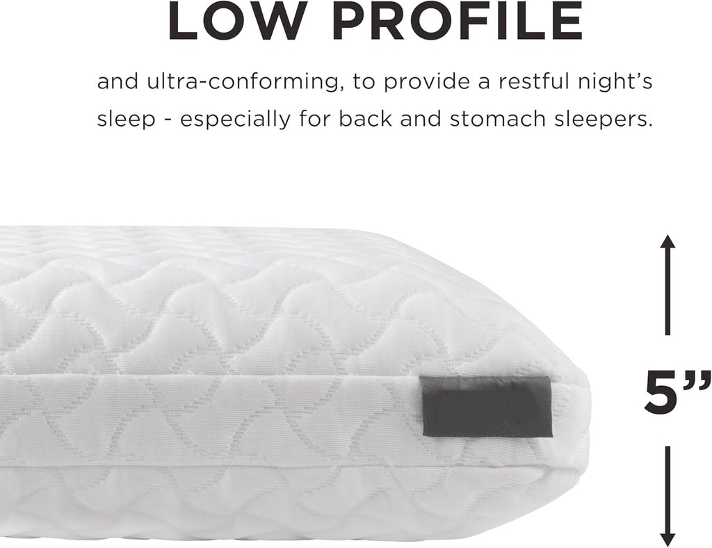 Cloud‑Feel Memory Foam Sleeping Pillow, Standard Size, White