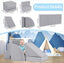 5pcs Modular Kids Foam Climbing for Toddlers 1-3, Safety First Baby Climbing Blocks Indoor,Soft Play Toys for Infant, Ideal Crawling and Exploration Play Set for Baby Gym/Toddler Playground