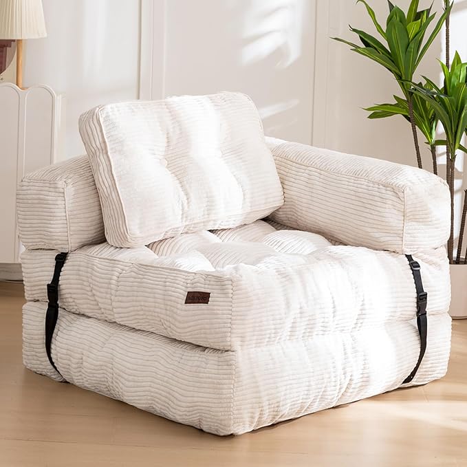 #S07 Colorful Single Folding Sofa Bed Compressible Sofa