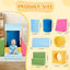 7-Piece Colorful Modular Foam Climbing Blocks for Toddlers 1-3
