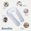 U‑Shaped Cooling Pregnancy Body Pillow, CloudSupport Fill & Washable