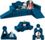 18Pcs Modular Convertible Kids Foam Play Couch for 1-3 Years Old to Teens