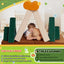 A-018,Jungle Theme 18PCS Modular Convertible Kids Play Sofa for Playroom Bedroom