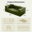 78.8"  Corduroy Boneless Convertible Sleeper Futon Sofa with Storage Pocket