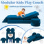 18Pcs Modular Convertible Kids Foam Play Couch for 1-3 Years Old to Teens