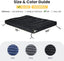 Black Futon Mattress Full Size, Extra Thick Sofa Bed Adults Foldable Mattress 8"