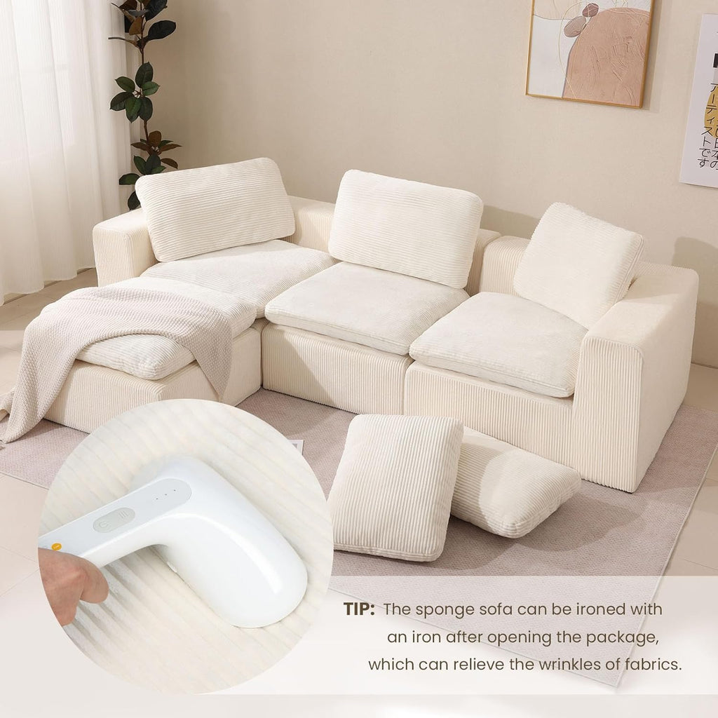 #M03 Cloud Sectional Couch with Sponge Cushion