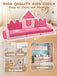 20Pcs Modular Kids Play Couch - Pink Kids Couch for Inspiring Child