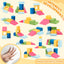 7-Piece Colorful Modular Foam Climbing Blocks for Toddlers 1-3