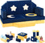 21pcs Modular Kids Play Couch - Universe Theme