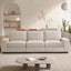 100" 3 Seats Modular Sofa with Seats Storage, Chenille Fabric Couch USB Charging
