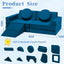 18Pcs Modular Convertible Kids Foam Play Couch for 1-3 Years Old to Teens