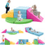Colorful Soft Foam Climbing Blocks for Toddlers 1-3, Indoor Baby Play Set
