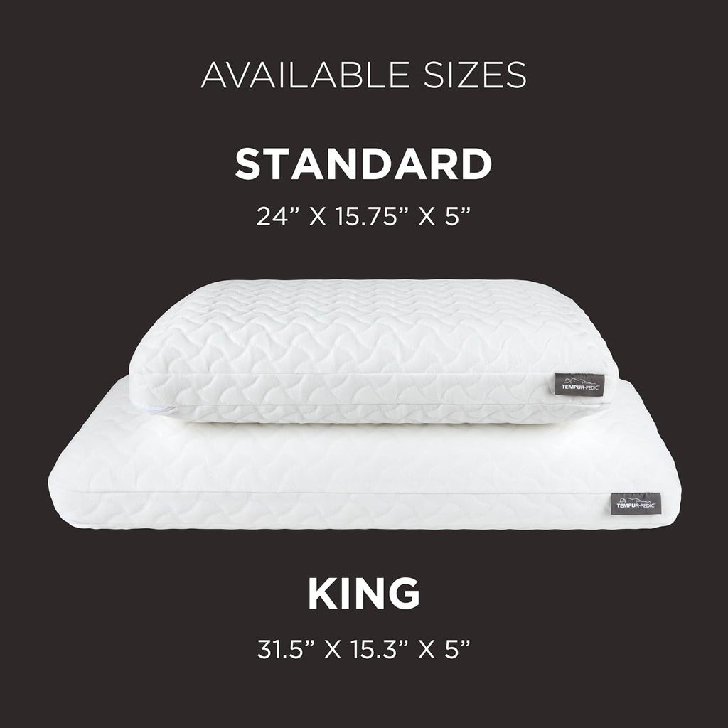 Cloud‑Feel Memory Foam Sleeping Pillow, Standard Size, White