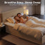 A-024,All‑in‑One Boneless Bed | No Assembly, Upholstered Frame with Headboard, 16.7" Medium‑Firm Memory Foam Mattress, Beige