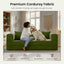 78.8"  Corduroy Boneless Convertible Sleeper Futon Sofa with Storage Pocket