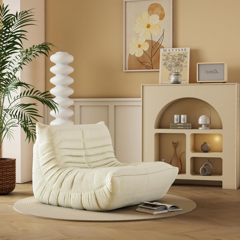 #S06 Bean Bag Chair,Lazy Floor Sofa Couch for Adults and Kids