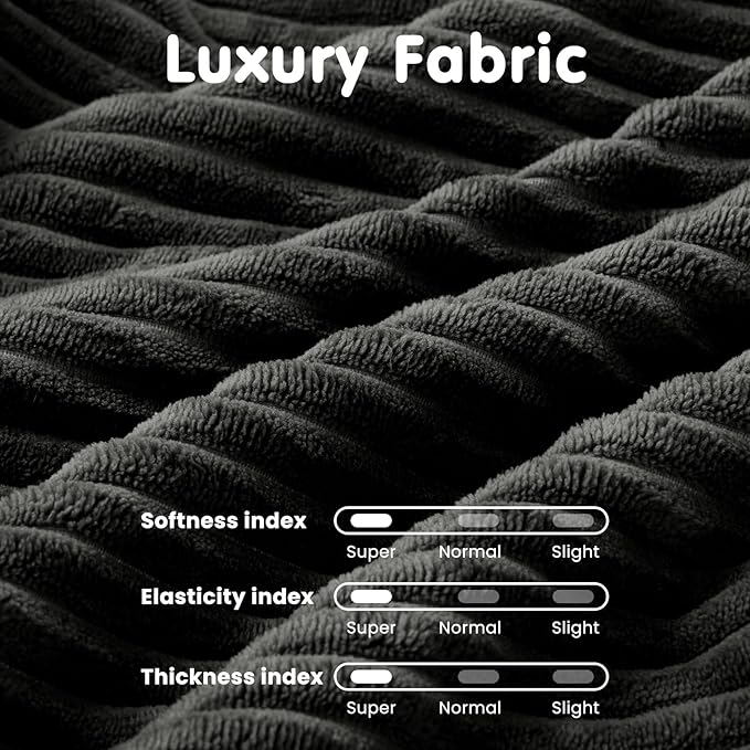 #A02 (Black)104" Cloud Sectional Couch with L-Shape Chaise,4 Seat Couches for Living Room Bedroom