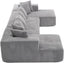 131" Modular Corduroy Sectional Couch, Luxury Couches for Living Room