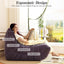 #S06 Bean Bag Chair,Lazy Floor Sofa Couch for Adults and Kids
