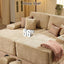 #M01 Oversized Sectional Double Cloud Plush Sofa Bed