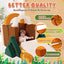 A-018,Jungle Theme 18PCS Modular Convertible Kids Play Sofa for Playroom Bedroom