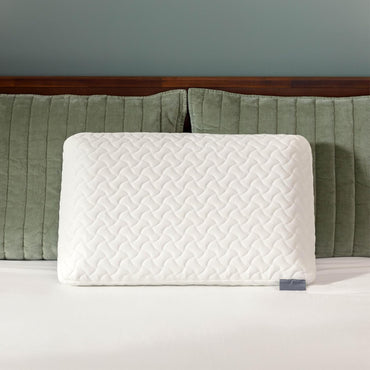 A-026,Cloud‑Feel Memory Foam Sleeping Pillow, Standard Size, White