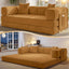 78.8"  Corduroy Boneless Convertible Sleeper Futon Sofa with Storage Pocket