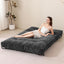 Grey Futon Mattress Full Size, Extra Thick Sofa Bed Adults Foldable Mattress 8"