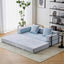 #S10 Chenille Folding Mattress Sofa Convertible Floor Sofa Bed