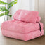 #S01 Corduroy Lazy Sofa Mattress Two in One Home Portable Compression Sofa