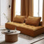 #S03 Compressible Sponge Single Sofa Corduroy Tofu Block Boneless Sofa