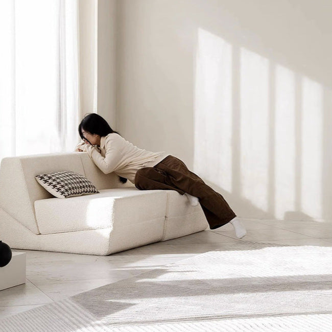 #S12 Foldable Compression Sofa Small Apartment Hotel Lazy Sofa Chair