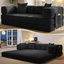 78.8"  Corduroy Boneless Convertible Sleeper Futon Sofa with Storage Pocket