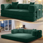 78.8"  Corduroy Boneless Convertible Sleeper Futon Sofa with Storage Pocket