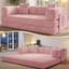 78.8"  Corduroy Boneless Convertible Sleeper Futon Sofa with Storage Pocket