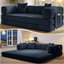 78.8"  Corduroy Boneless Convertible Sleeper Futon Sofa with Storage Pocket