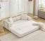 #S10 Chenille Folding Mattress Sofa Convertible Floor Sofa Bed