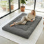 A-009,Japanese Floor Futon Mattress Twin Size, 4" Foldable Thick Tatami Sleeping Pad, Sofa Floor Cushion Bed