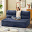 A-016,Convertible Folding Sofa Bed 2 in 1 Pull Out Sleeper Chair with Pillow, Portable Floor Couch