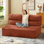 A-016,Convertible Folding Sofa Bed 2 in 1 Pull Out Sleeper Chair with Pillow, Portable Floor Couch