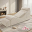 A-011,Adult Ergonomic Yoga Lounge Chair, Chaise with Ottoman, Headrest, Waist Pad & Side Pocket