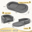 A-015,3-in-1 Foldable Travel Toddler Bed, Soft Foam Floor Lounger with Washable Cover, Star