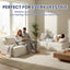 H03,Fold Out Convertible Loveseat Sofa Bed, Portable Floor Lounge with Pillow