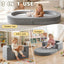 A-015,3-in-1 Foldable Travel Toddler Bed, Soft Foam Floor Lounger with Washable Cover, Star