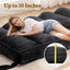 CD01-2,Full Size 10" Ultra Thick Japanese Floor Futon Mattress, Grey (Frame Not Included)
