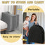 A-015,3-in-1 Foldable Travel Toddler Bed, Soft Foam Floor Lounger with Washable Cover, Star